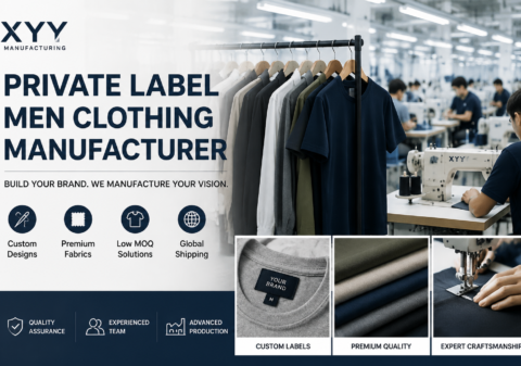 Private Label Men Clothing Manufacturer for Brand Growth