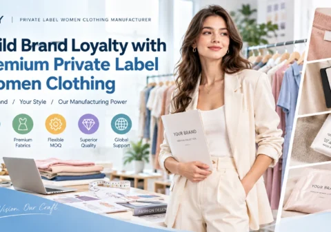 Crie fidelidade à marca com roupas femininas de marca própria de alta qualidade