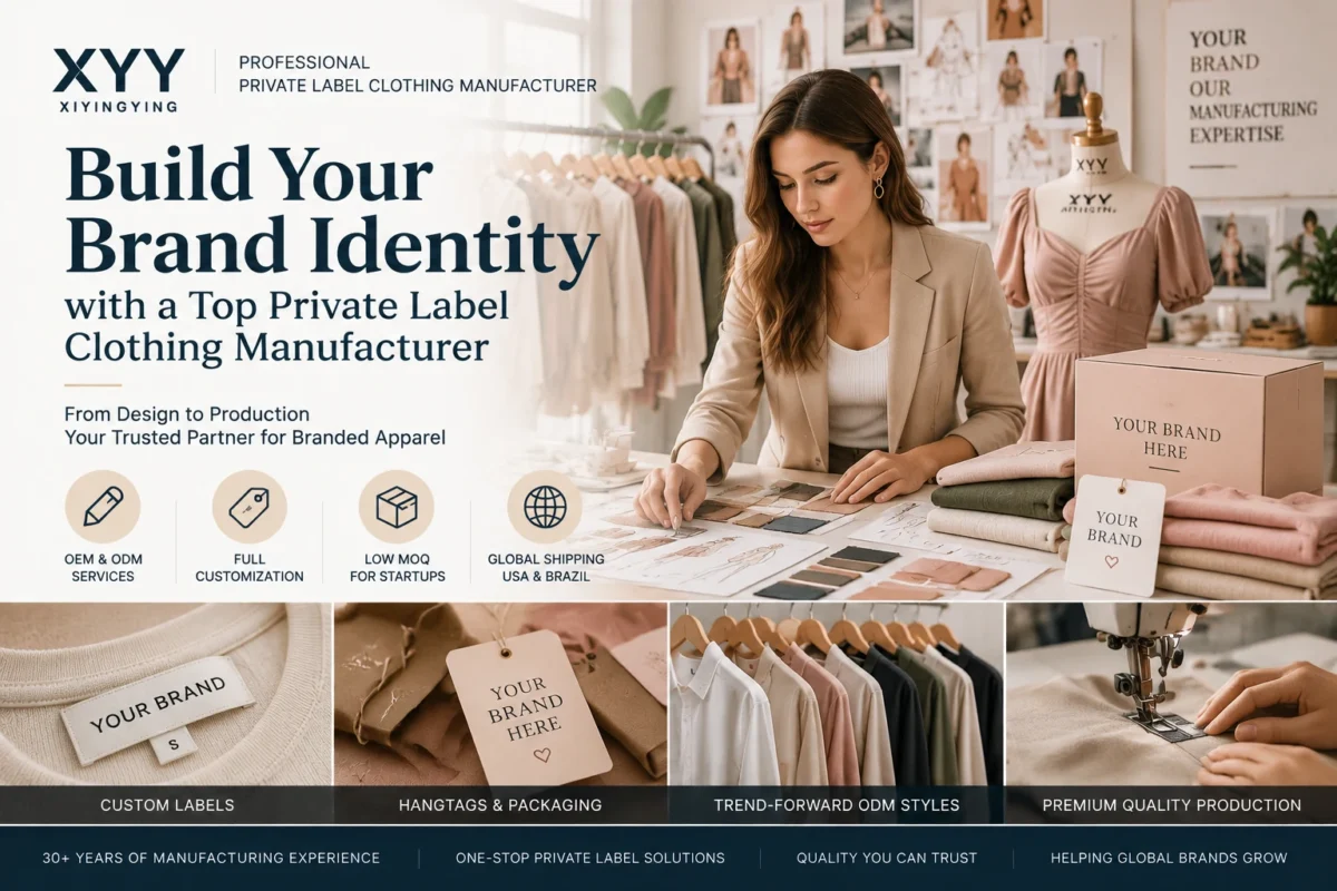 携手顶级自有品牌服装制造商，打造您的品牌形象